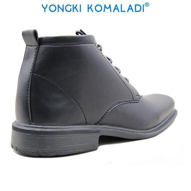 [ Original ] Yongki Komaladi Boots Ol-Ad11294-23 Men Hitam Shoes Pria