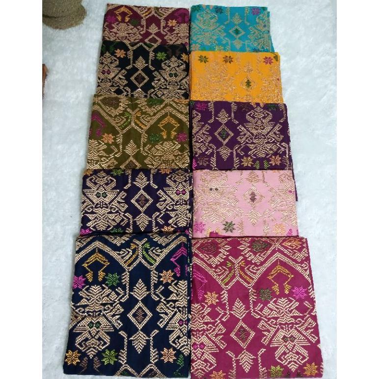 [ anomancollection ] Kain Kamen Bali Lembaran Motif Songket Bordir Kain Kamen Bali Lembaran Kain Kam