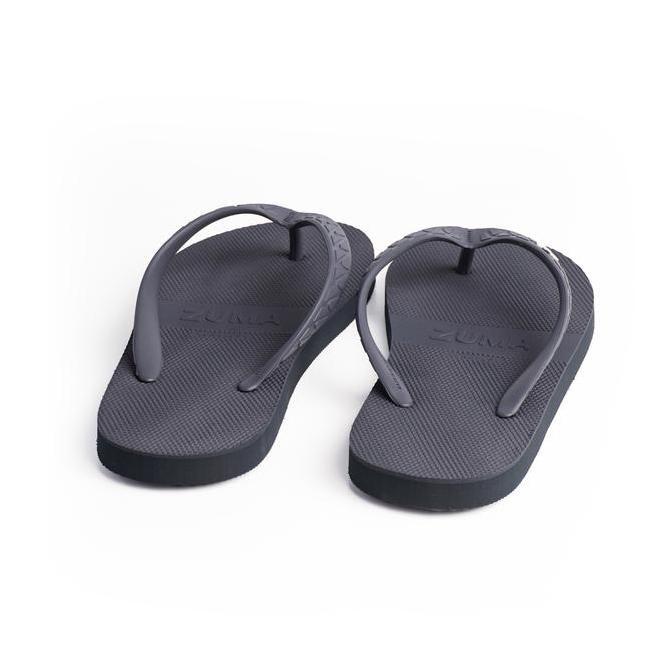Zuma Men Classic 27 Grey, Sandal Jepit Pria Karet Polos, Abu-Abu