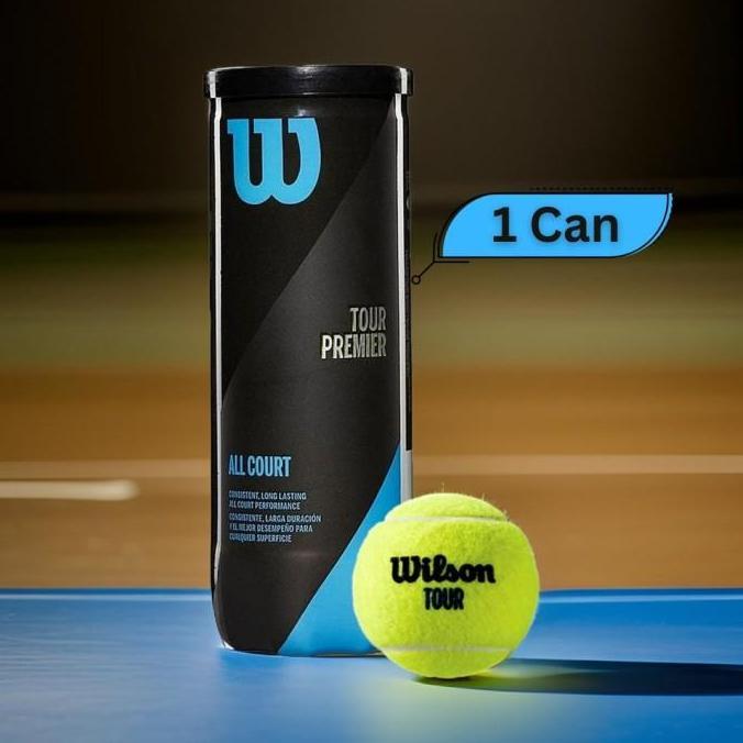 Bola Tenis Wilson Tour Premier / Wilson Tennis Ball Tour Premier All Court / Bola Tenis Wilson All C