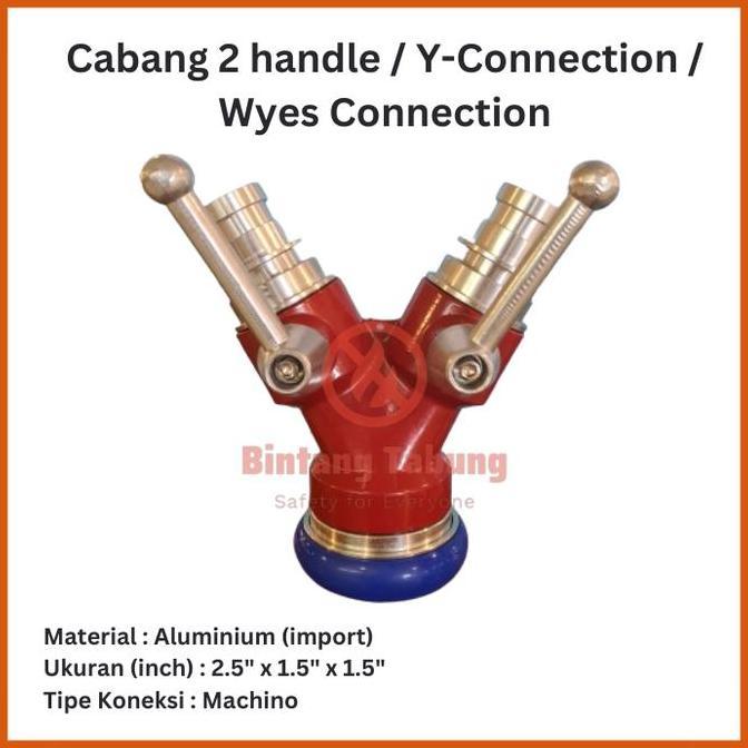 Cabang 2 Handle / Y Connection / Wyes Connection Type Machino (Import)