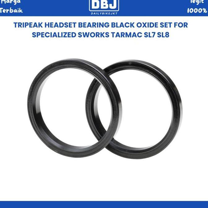 Tripeak Headset Bearing Black Oxide Set For Specialized Sworks Tarmac Sl7 Sl8