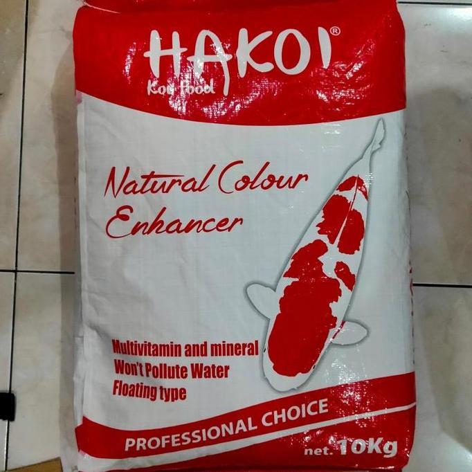 Koi Food HAKOI Kemasan 10kg (ukuran 5mm) / makanan/pakan ikan koi
