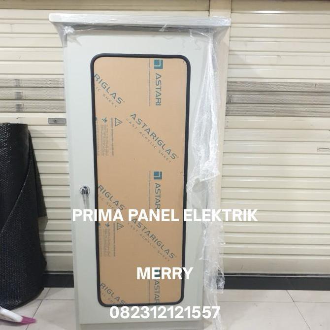 Promo Box panel outdoor 180x80x60 double pintu topi. depan full acrylic tbal Diskon