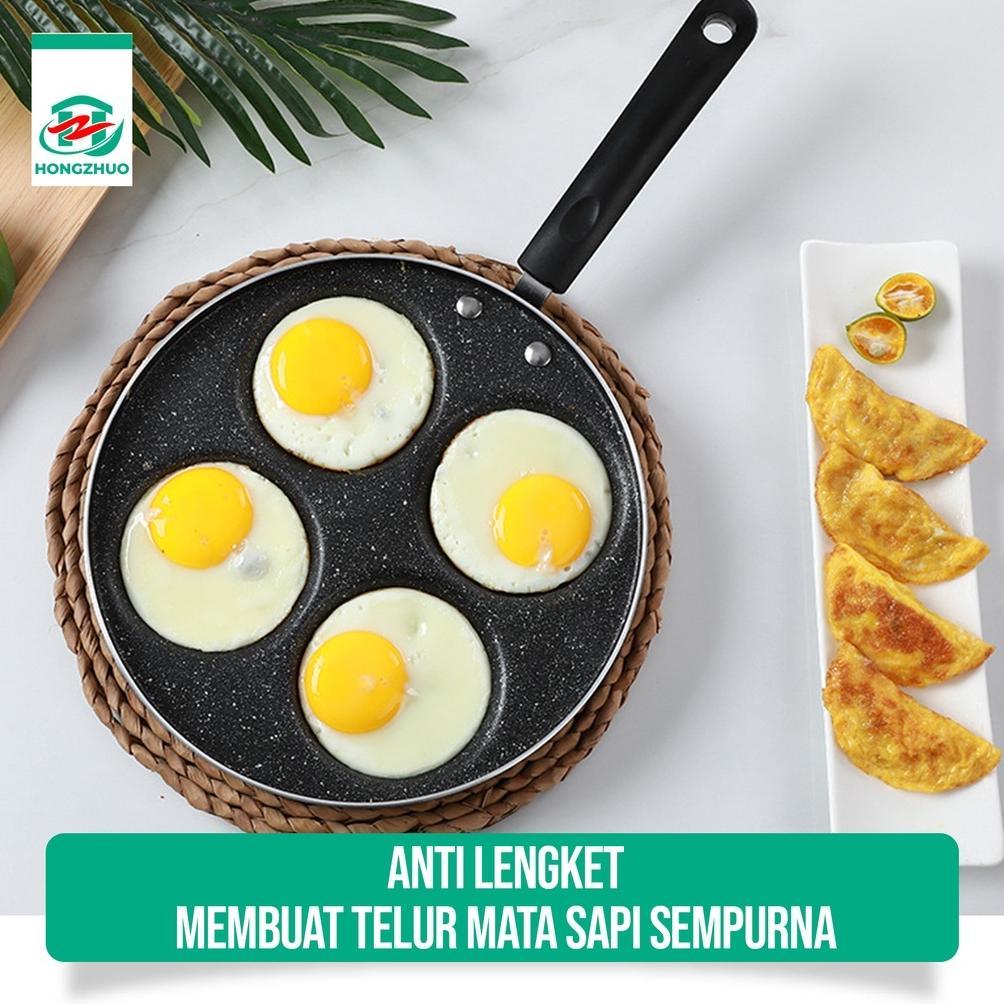 Bisa Cod Hongzhuo Panci Penggorengan Telur Pancake/Panci Steak Grill Egg Telur Omelet Pan Breakfast 