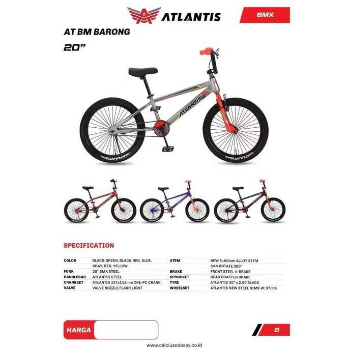 Sepeda Bmx 20 Inch Torpedo Atlantis Barong