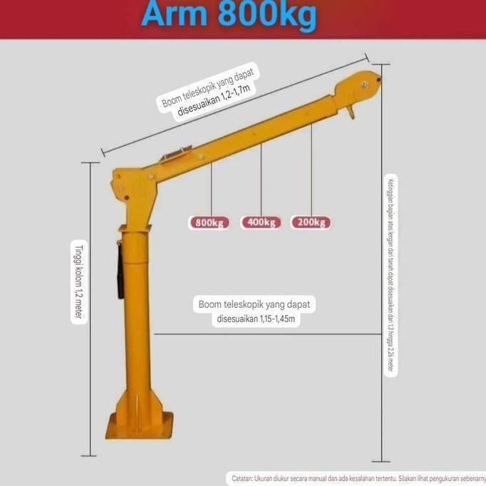 NARA Mini Truck Crane 500Kg hoist