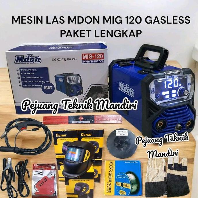 BEAM MESIN LAS BENZ MIG 120 BZ 8919 / TRAFO LAS INVERTER BENZ MIG MMA 120A