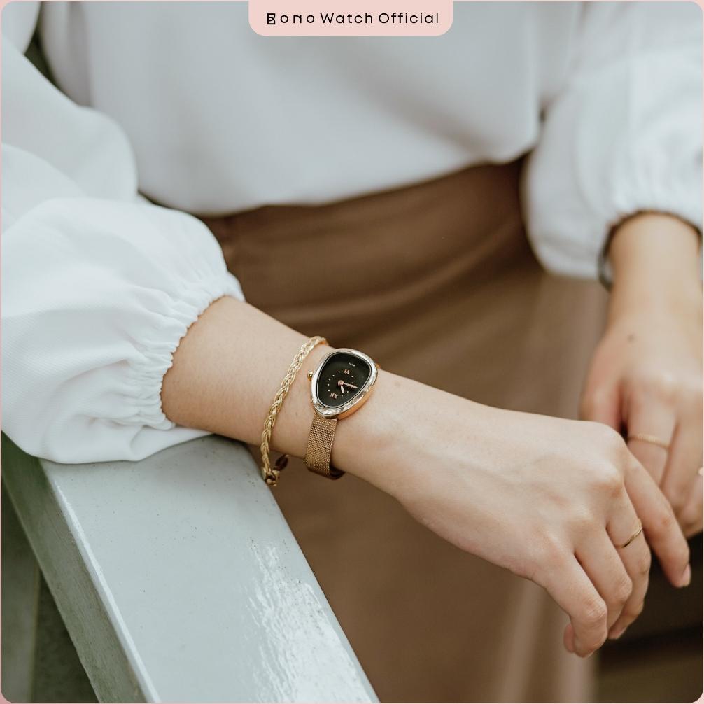 Jam Tangan Wanita Bono Watch Firenze Milanese Noir