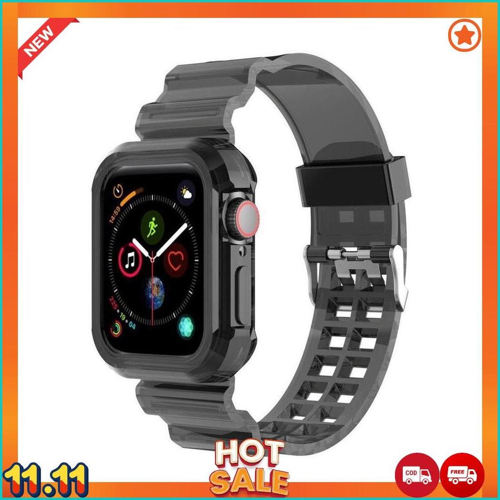 [WIIL]STRAP TRANSPARAN SMARTWATCH T500 T55 T500 PLUS IWATCH COD