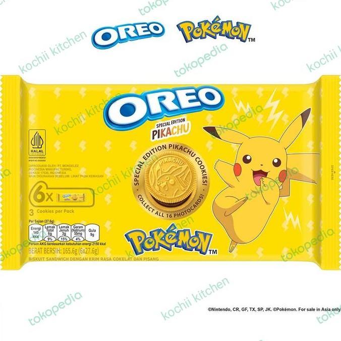 OREO POKEMON biskuit special edition PIKACHU FORSALE
