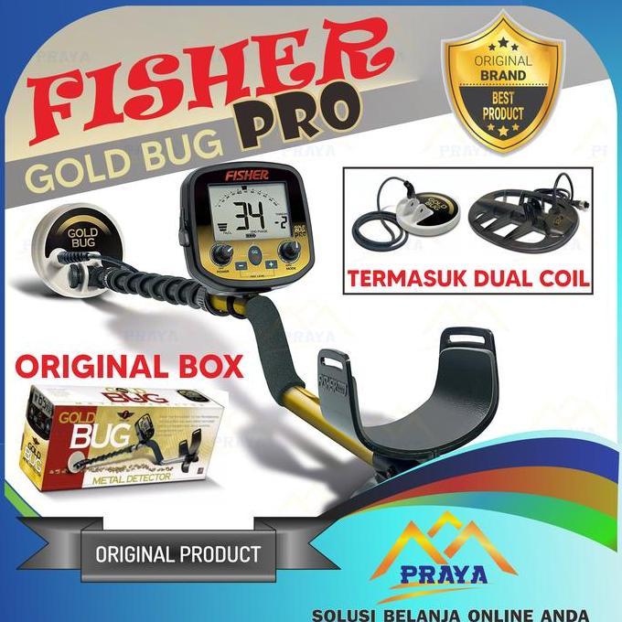 FISHER Gold Bug Pro Gold Silver METAL DETEKTOR DETECTOR EMAS LOGAM WHY