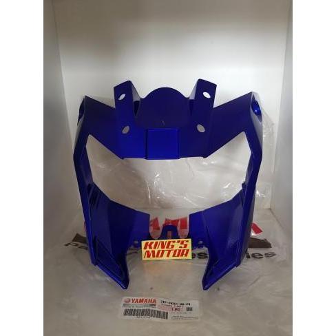 BODY COWLING, BATOK LAMPU DEPAN VIXION NEW (NVA) BIRU ASLI YAMAHA