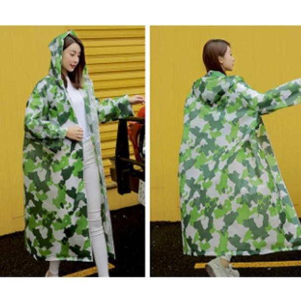 Mantol Mantel Jas hujan Terusan Wanita Pria Dewasa Motif Lucu Viral Raincoat PVC EVA Travelling
