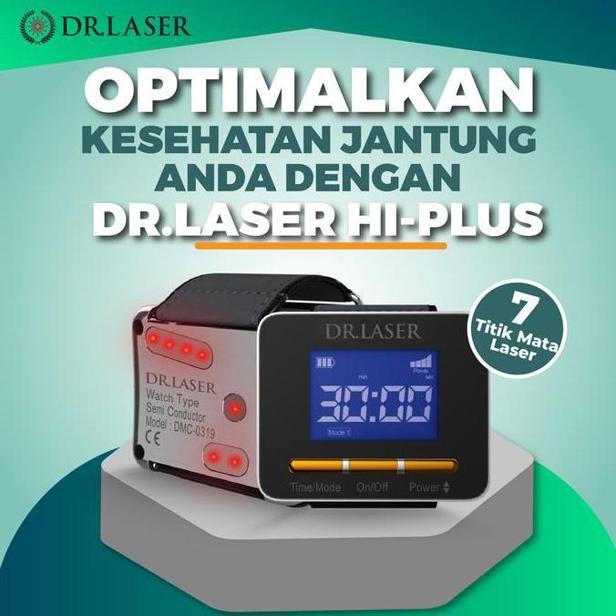 Dr. Laser HI PLUS+ INTRANASAL KIT jam laser kesehatan Original DIMARCO
