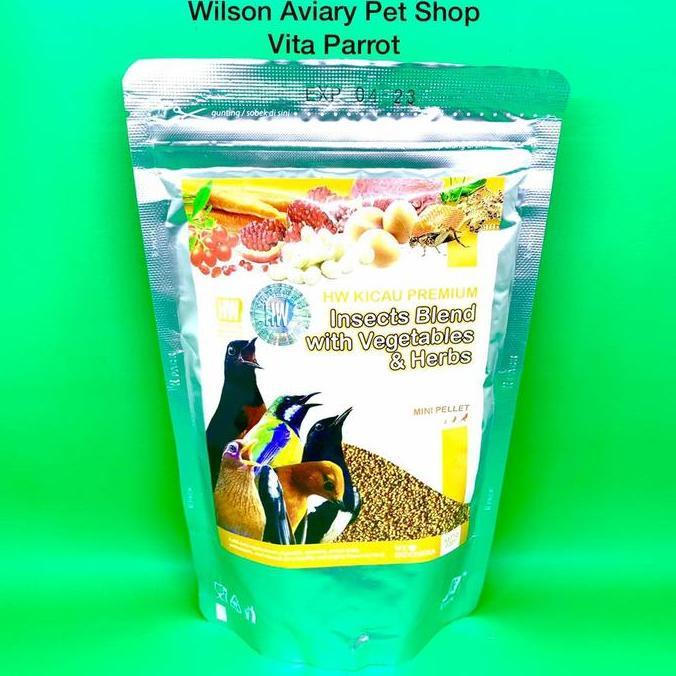 Voer Hw Kicau Premium 220 Gr Makanan Burung Kicau Murai Kacer Hwa Mei