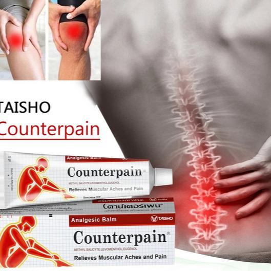 100% ORI & EXP 2026100% ORI Counterpain Cream 120gr Thailand Hot Krim Analgesic Untuk Mengobati Enco