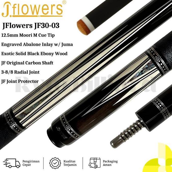 Grosir Jflowers Jf30-03 Limited Edition | Stick Billiard Premium - Ryto Bl