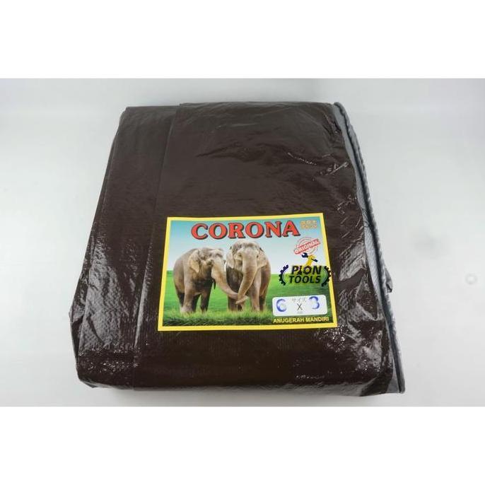 TERBARU - Terpal A2 6x8 Corona 2gajah c/s Terpaulin Terpal plastik Terpal kolam