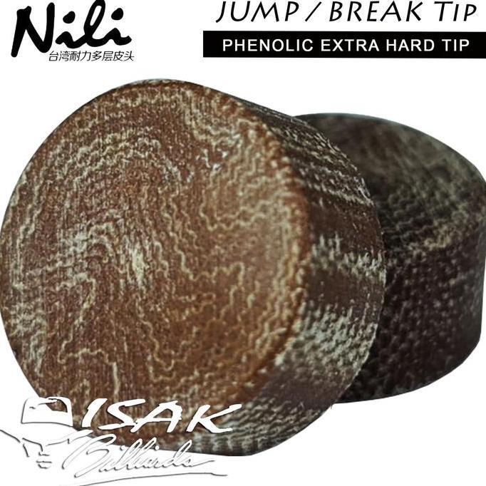 Sale Nili Phenolic Jump Break Tip - Hard Jb Cue Tips Loncat Billiard Stick