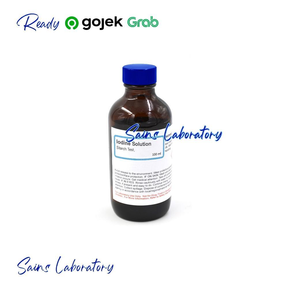 Iodium Yodium Iodine I2 Analisys Larutan Iodin Solution Analisis Reagent Pewarna Mordan Pewarnaan Gr