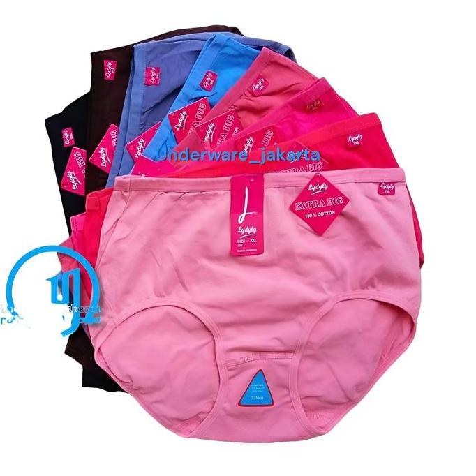 Cd Lydyly Jumbo Ld 030 | Cd Lydyly 5L | 4L 3L Xxxxl | Celana Dalam Wanita Dewasa Jumbo Bahan Katun  