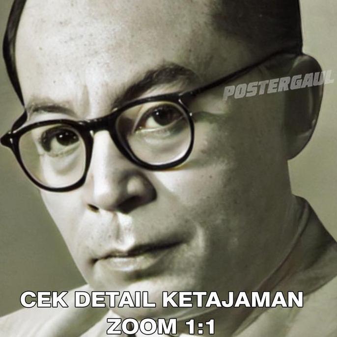 Poster XJumbo PROKLAMATOR KEMERDEKAAN NKRI : SOEKARNO - HATTA #XJFJP370 - ukuran 51 x 75 cm