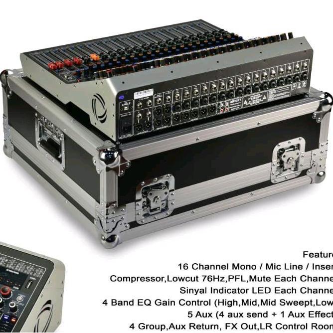 MIXER AUDIO ASHLEY DYNAMIC 16 CHANNEL ORIGINAL