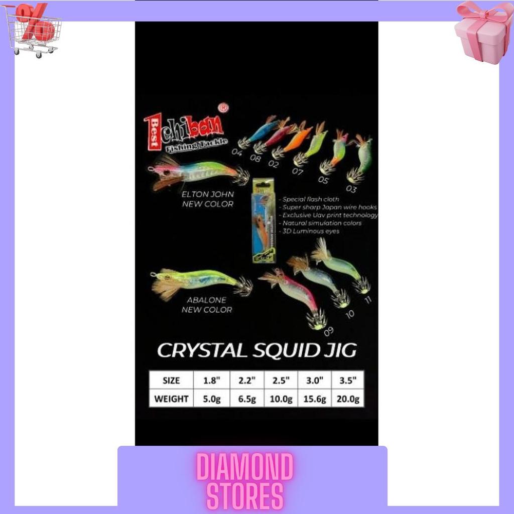 Murah Squid Jig Ichiban Crystal