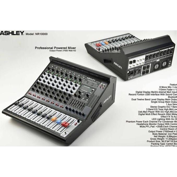 POWER MIXER ASHLEY NR10000 NR 10000 ORIGINAL