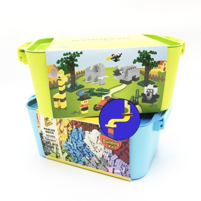 Mainan Anak Building Block Kit Panlos Brick Wange Designer 625 pcs BOX