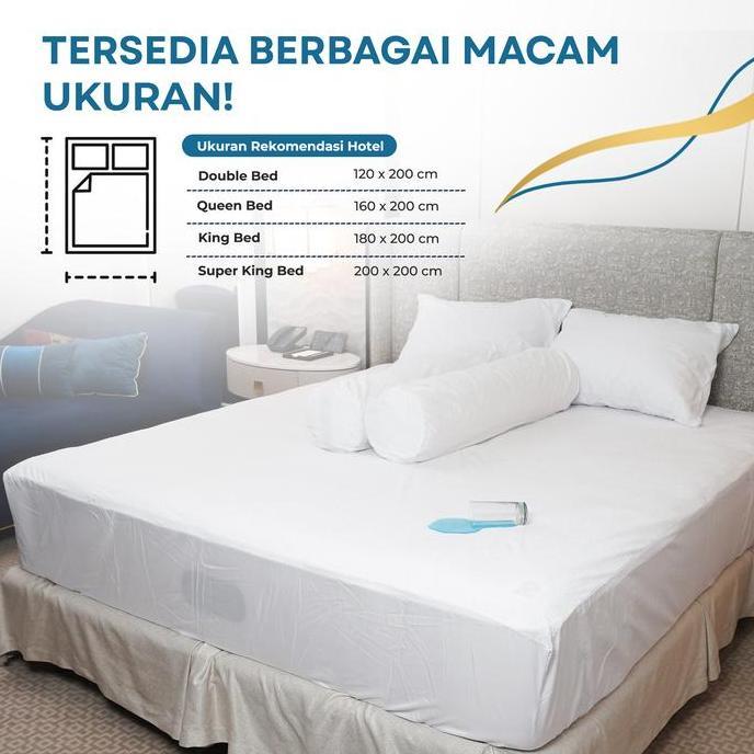 DDPillow Waterproof Mattress Protector | Pelindung Kasur Anti-air | Matras Protector Anti Air | Terr