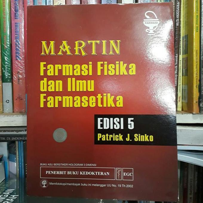 Martin farmasi fisika dan ilmu farmasetika edisi 5. TKP