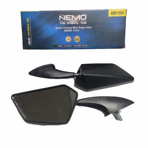 Hg-24 Spion Fairing Mini Nemo Segi Lima 1312 Model Ninja Universal Karbon - Promo Xtra