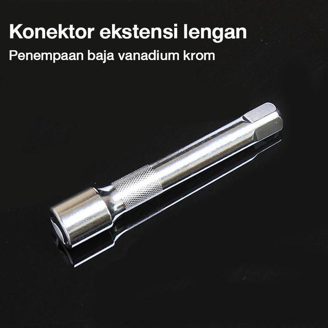 Kunci Socket Wrench SET Ratchet Kunci Pas 12 antarmuka kunci pas soket ratchet 24 gigi set 12 buah