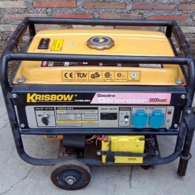 Terlaris Mesin Genset Krisbow Kw26-864 3500 Watt Starter Original