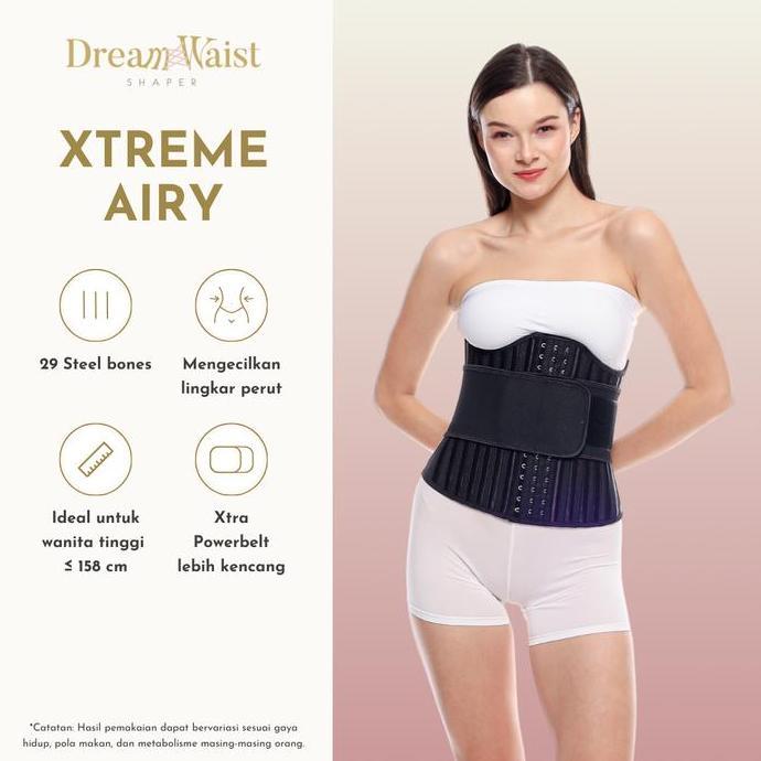 NEW DREAMWAIST KORSET PELANGSING PERUT BUNCIT : XTREME AIRY SHAPER ORI