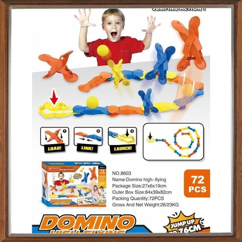 Diskon Mainan Anak DOMINO HIG-FLYING 72PCS 8603 Mainan Game Board Family Kid Mainan Anak - RO30-2011