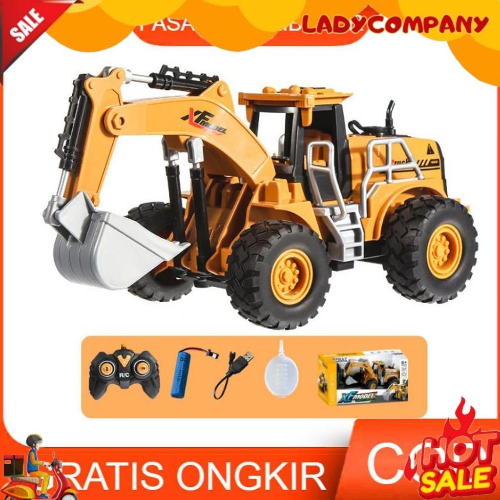 Bigdeal Pasar Distributor Rc Xlf Model Spray Truck 789-313B Mainan Remote Control Excavator Ghz Truc