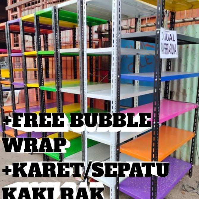 Terlaris Rak Besi Siku Lubang 5 Susun
