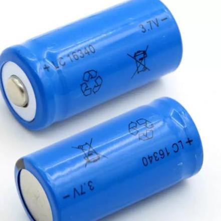 16340 LITHIUM BATTERY CR123A LARGE CAPACITY RECHARGEABLE BATTERY 1300