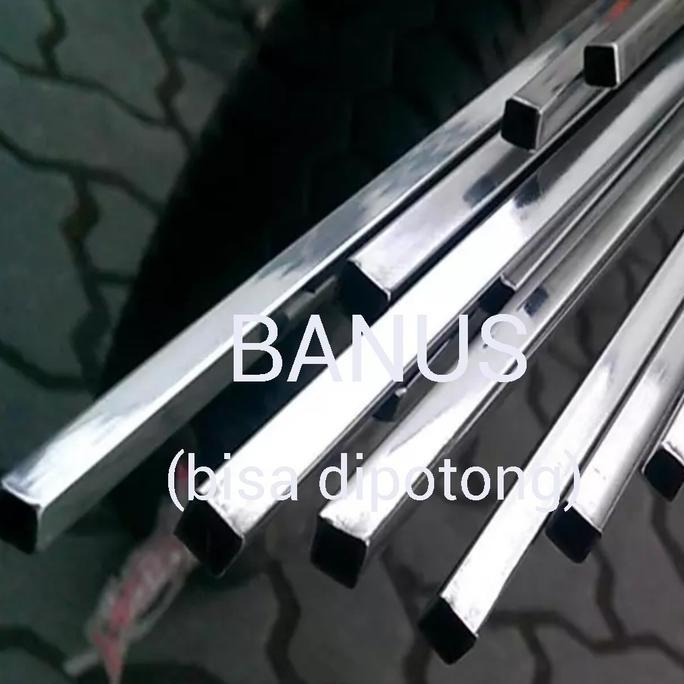 Pipa hollow stainless 30 x 30 x 1,2 mm / 3 cm x 3 cm pipa kotak