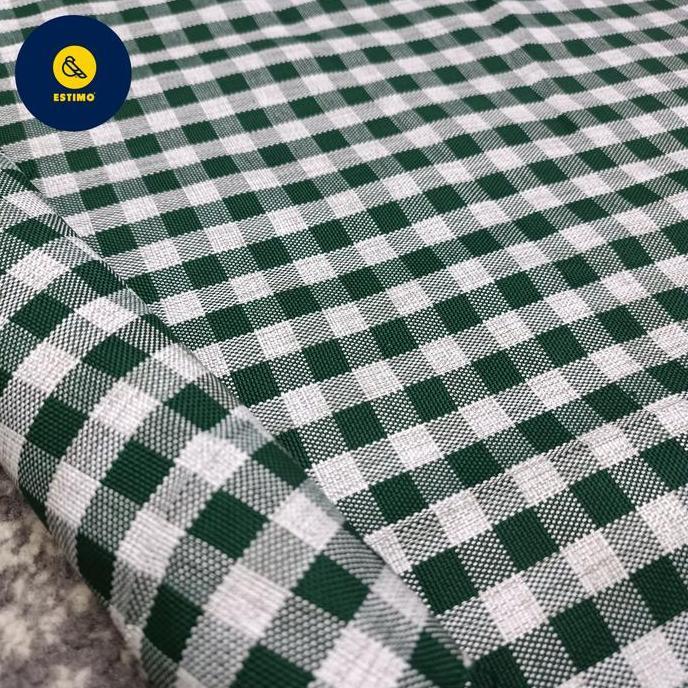 Kain Jok mobil Fabric Karung hijau Botol Kotak kotam tartan pattern solusi untuk Cover jok mobil tah