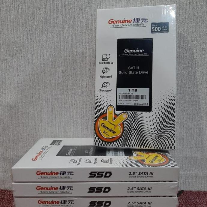 BEBAS ONGKIR - SSD Genuine 1 TB Sata 3 2.5" -Garansi Original 3 Tahun