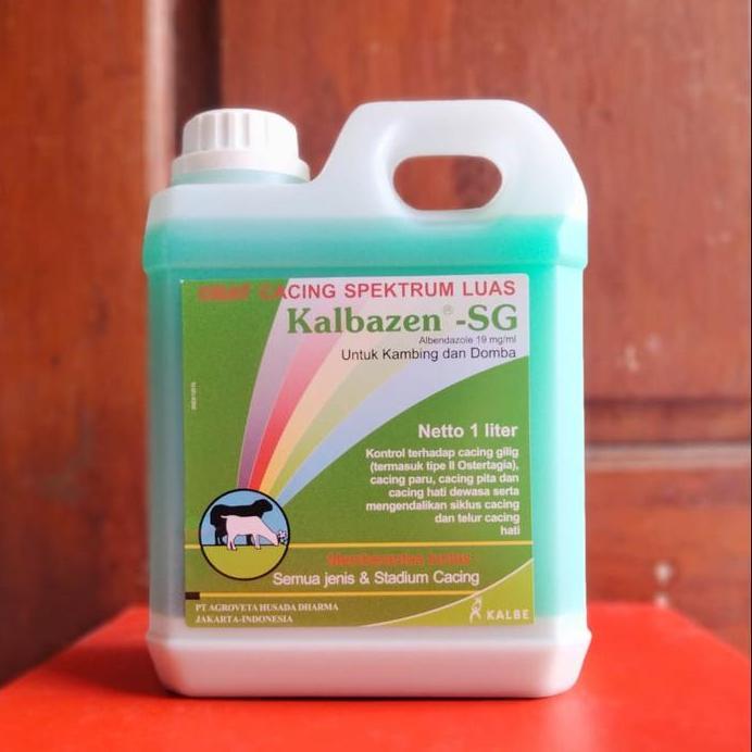 Ready stock Kalbazen SG (obat cacing ampuh domba dan kambing) 1 liter