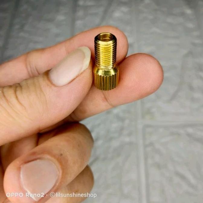 Adaptor Cop Pompa Ban Dalam Sepeda MTB Roadbike Fixie Pentil Presta FV STRUMMER Taiwan