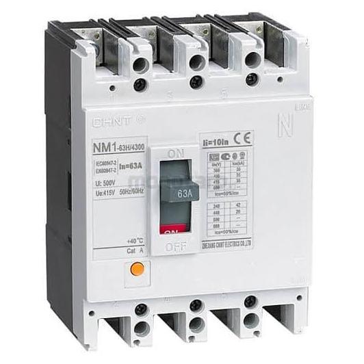 Chint MCCB 3P 100A 20kA NM1-125C / NFB / Breaker 3 Phase 100 Ampere