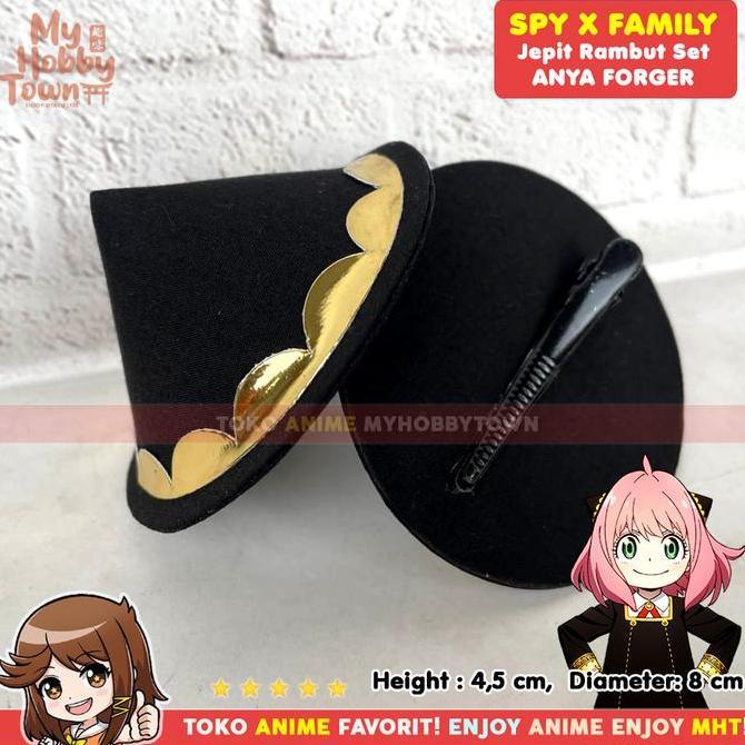 Jepit Rambut Anya Forger Kostum Cosplay Property Spy X Family