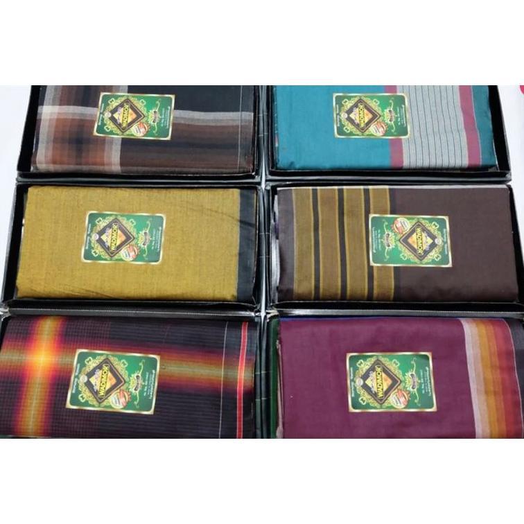 Sarung Wadimor Padang Horison Tiga Dara Klir Kain Samping Tenun Motif Kotak Kotak2 Dewasa Pria Laki 