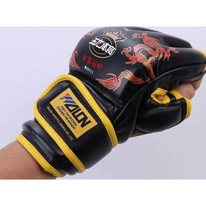 WOLON Gloves MMA Muay Thai Kick Boxing Body Combat Sarung Tinju Glove Promo Premium